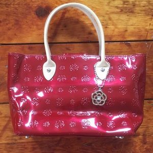 *CLĀTHAS* Red Rose Bag
